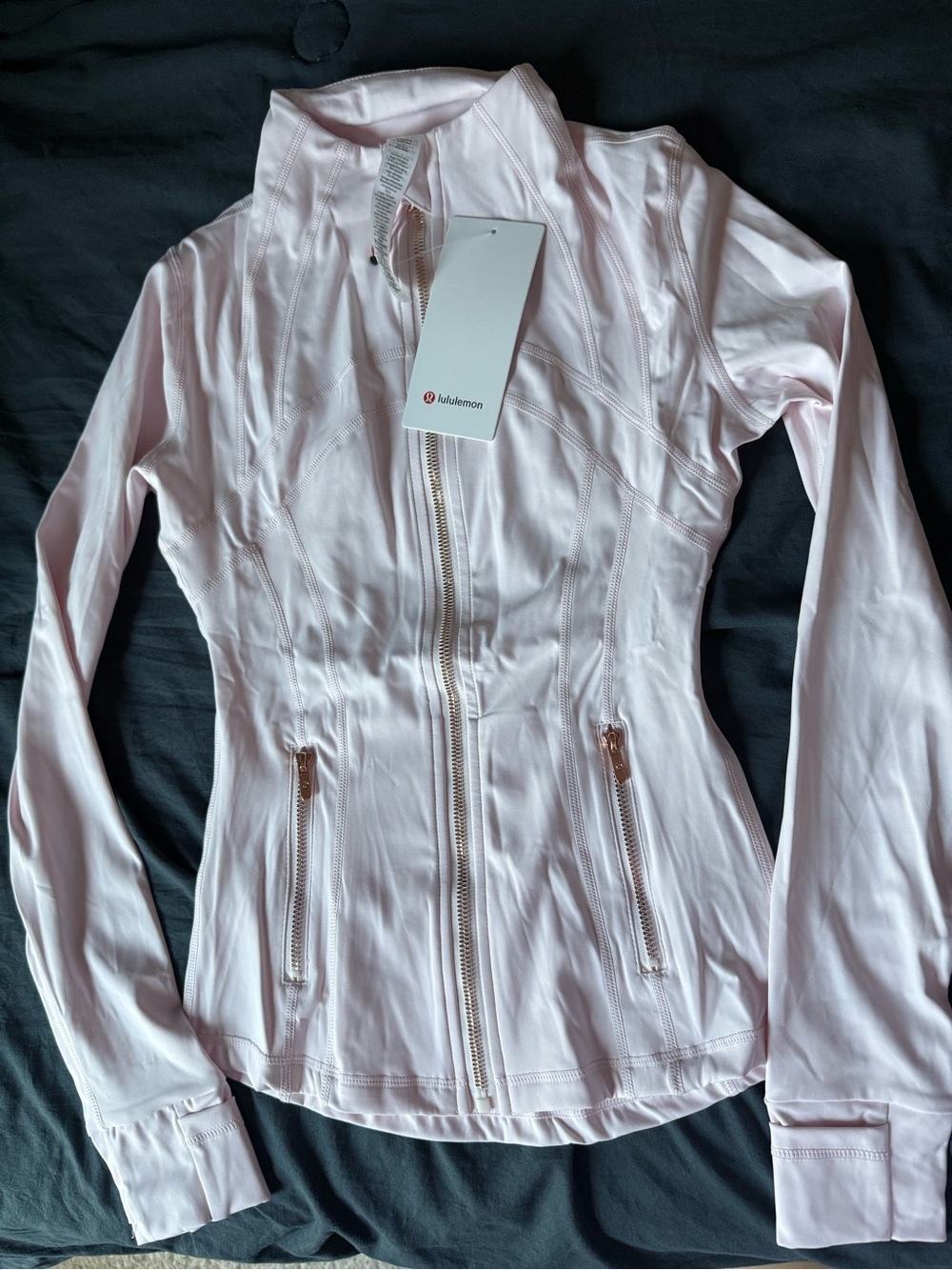 lululemon athletica Pale Pink Full-Zip Performance Jacket